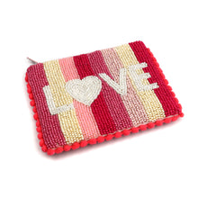 Load image into Gallery viewer, LOVE Beaded Purse