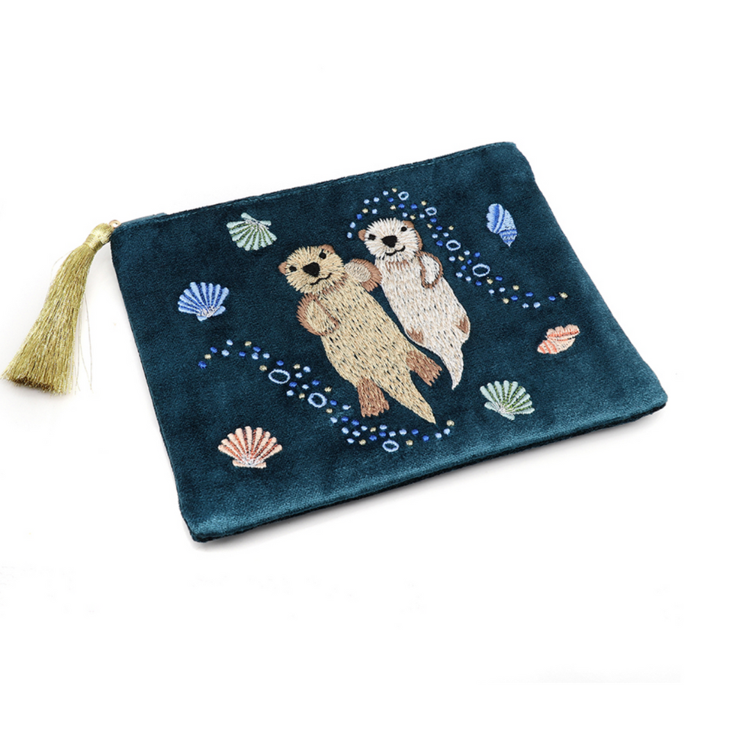 Otters & Shells Purse/Pouch