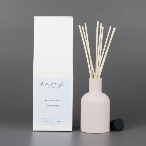 Ceramic Reed Diffuser (Moroccan Rose)