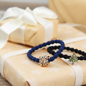 Bling Present Hair Tie (Navy)