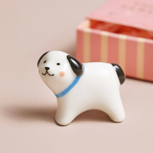 Load image into Gallery viewer, Tiny Matchbox (Ceramic Dog)