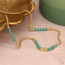 Load image into Gallery viewer, Aqua Bead Necklace