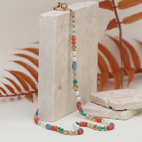 Coloured Beaded Necklace