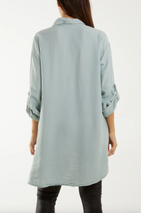 Roll Sleeve Shirt (Sage)