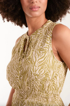 Load image into Gallery viewer, Tiger Print Dress (Khaki)