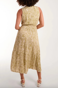 Tiger Print Dress (Khaki)