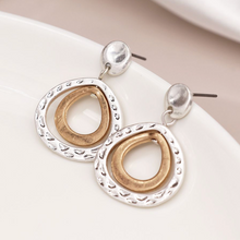 Load image into Gallery viewer, Double Teardrop Stud Earrings