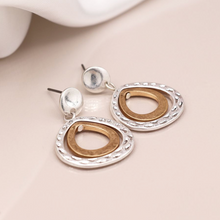 Load image into Gallery viewer, Double Teardrop Stud Earrings