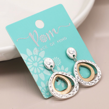 Load image into Gallery viewer, Double Teardrop Stud Earrings