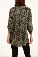 Load image into Gallery viewer, Leopard Print Blouse (Khaki)