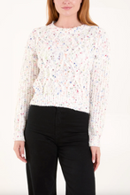 Load image into Gallery viewer, Multi-Coloured Cropped Knit Jumper