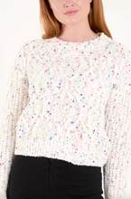 Load image into Gallery viewer, Multi-Coloured Cropped Knit Jumper