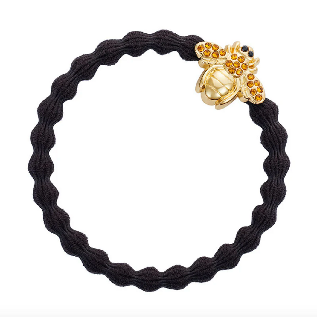 Bling Bee Hair Tie (Dark Brown)