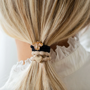 Bling Bee Hair Tie (Dark Brown)