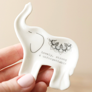 Elephant Quote Trinket Dish