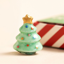 Load image into Gallery viewer, Tiny Matchbox (Ceramic Christmas Tree)