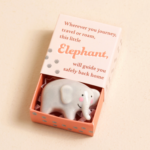 Tiny Matchbox (Ceramic Elephant)