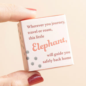 Tiny Matchbox (Ceramic Elephant)