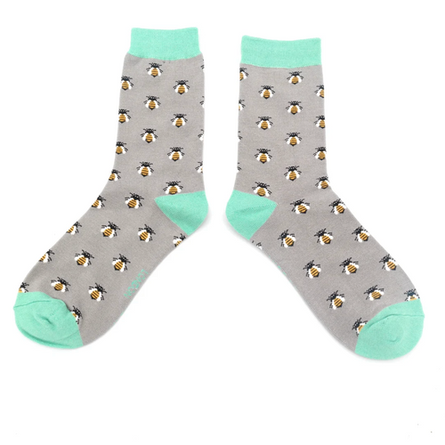 Socks - Honeybee (Grey)