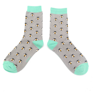 Socks - Honeybee (Grey)