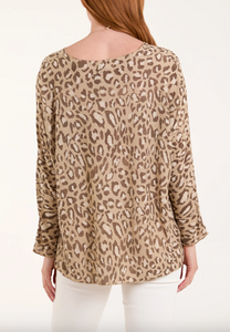 Leopard Print Necklace Top