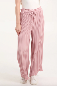 Wide Leg Trousers (Pink)