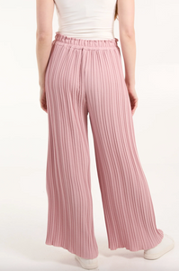 Wide Leg Trousers (Pink)