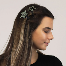 Load image into Gallery viewer, Clips - Crystal Star Hair Clips