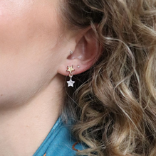 Load image into Gallery viewer, Double Star Earrings