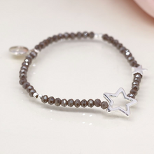 Load image into Gallery viewer, Bead Star Bracelet (Grey)