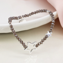 Load image into Gallery viewer, Bead Star Bracelet (Grey)