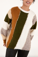 Load image into Gallery viewer, Stripe Sequin Detail Jumper