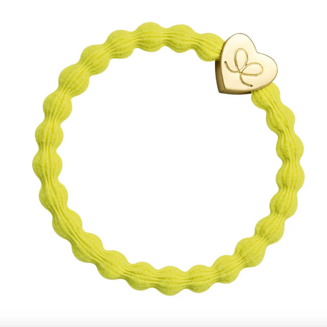 Bangle Band - Gold Heart (Sunshine Yellow)