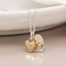 Load image into Gallery viewer, Double Heart Necklace
