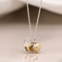 Load image into Gallery viewer, Double Heart Necklace
