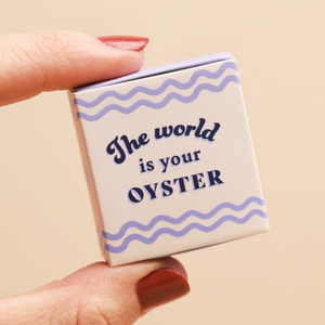 Tiny Matchbox (Ceramic Oyster)