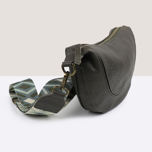 Vegan Leather Bag (Slate Grey)