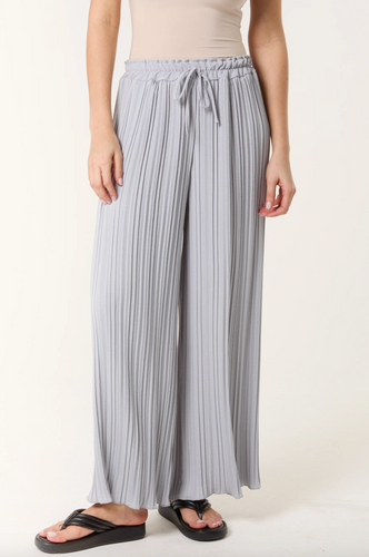 Wide Leg Trousers (Grey)