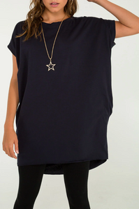 Long T-Shirt (Navy)