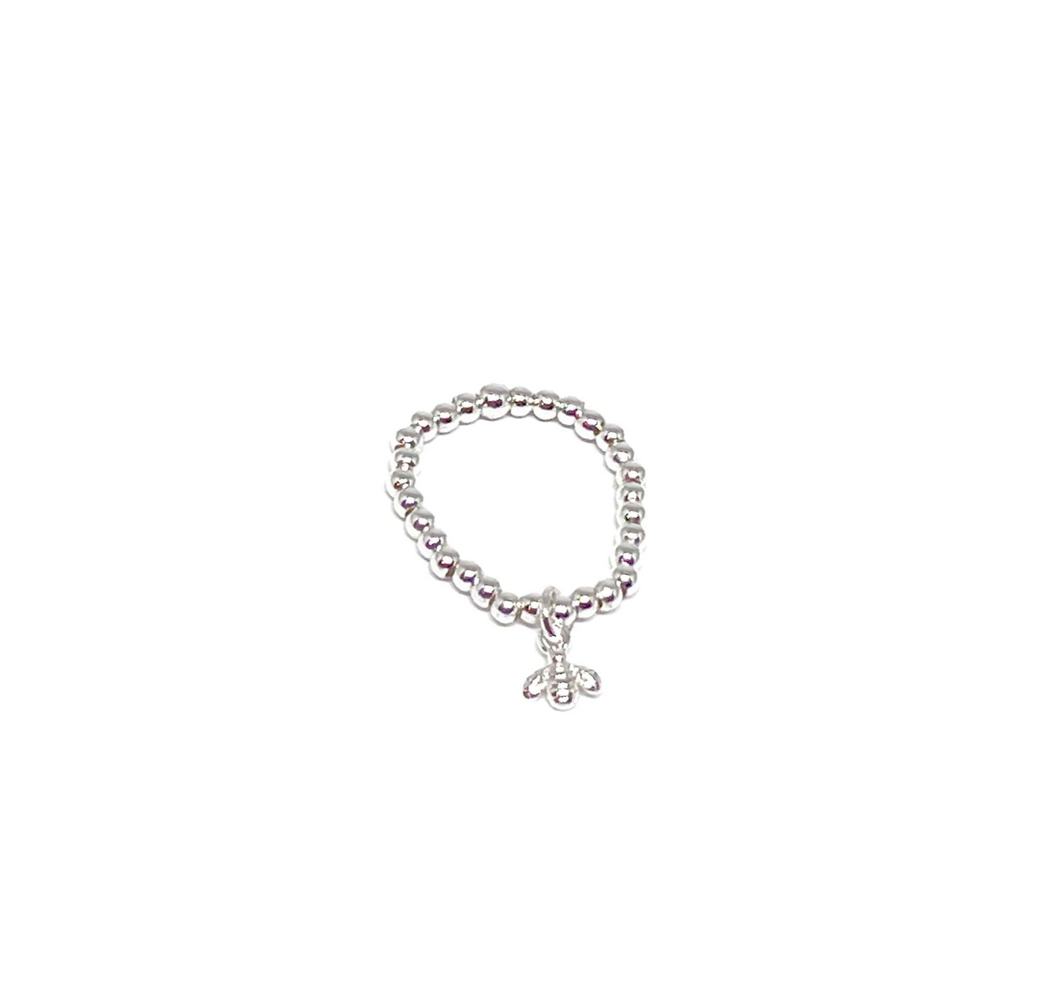 Stretch Ring (Silver Bee)