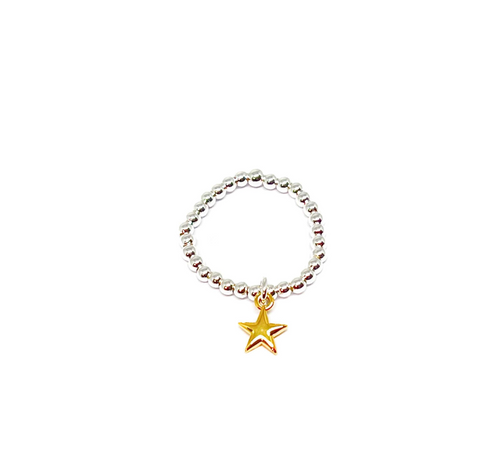 Stretch Ring (Gold Star)
