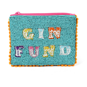 GIN Beaded Purse
