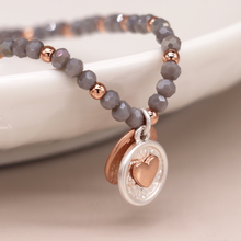 Load image into Gallery viewer, Heart Disc Bracelet