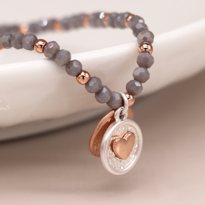 Heart Disc Bracelet