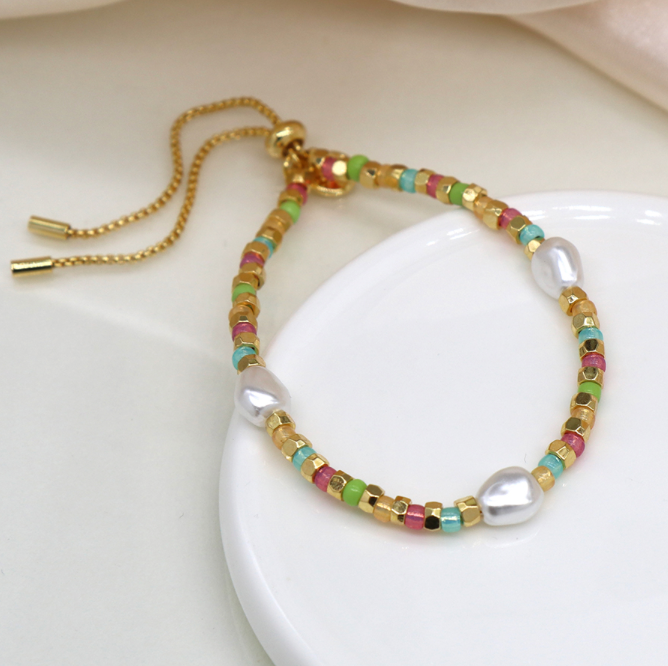 Pastel Mixed Bead Bracelet