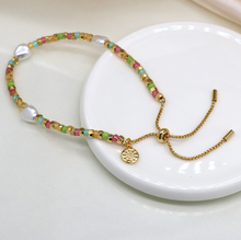 Load image into Gallery viewer, Pastel Mixed Bead Bracelet