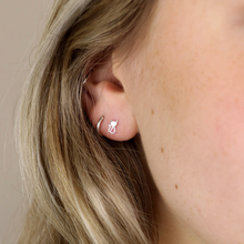Load image into Gallery viewer, Cat Stud Earrings (Sterling Silver)