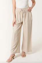Load image into Gallery viewer, Diamanté Embellished Wide Leg Trousers (Stone)