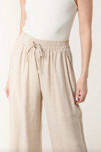Load image into Gallery viewer, Diamanté Embellished Wide Leg Trousers (Stone)
