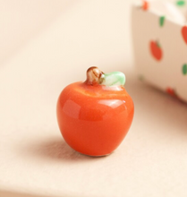 Load image into Gallery viewer, Tiny Matchbox (Ceramic Apple)